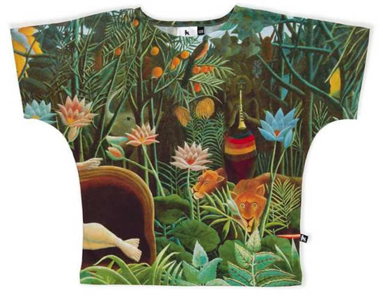 Henri Rousseau’nun “Rüya”sı T-shirt’lerde3jpg